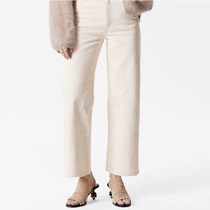 & Other Stories Women's Straight Leg Cream Jeans